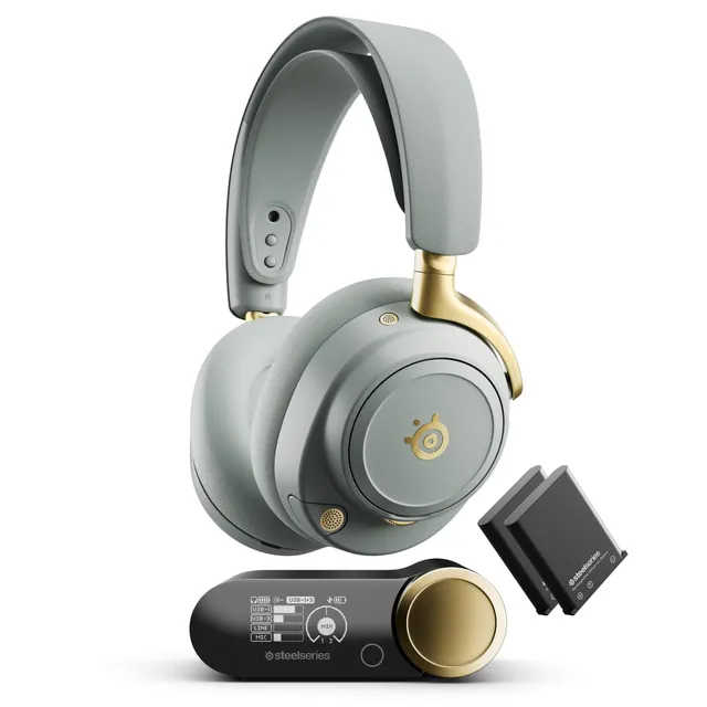 steelseries-arctis-nova-elite-sage-gold-casque-gaming-sans-fil image 1