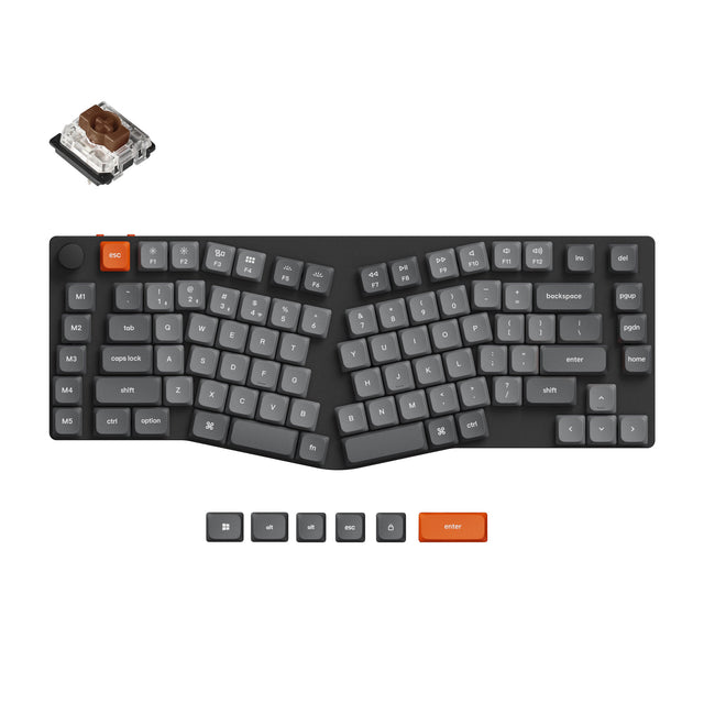 keychron-k15-max-alice-layout-clavier-m-canique-custom-sans-fil-ultra-fin-qmk-us image 3