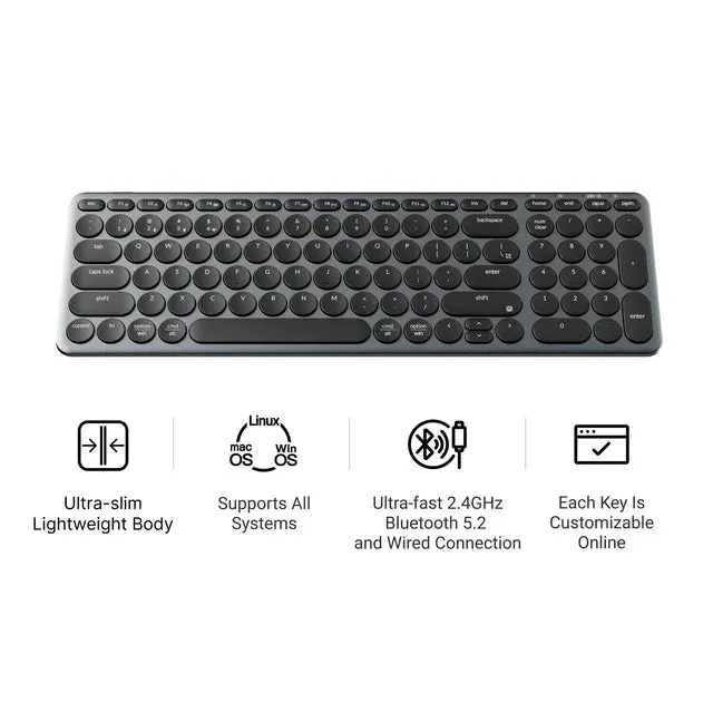 keychron-b4-pro-96-clavier-sans-fil-ultra-fin image 1