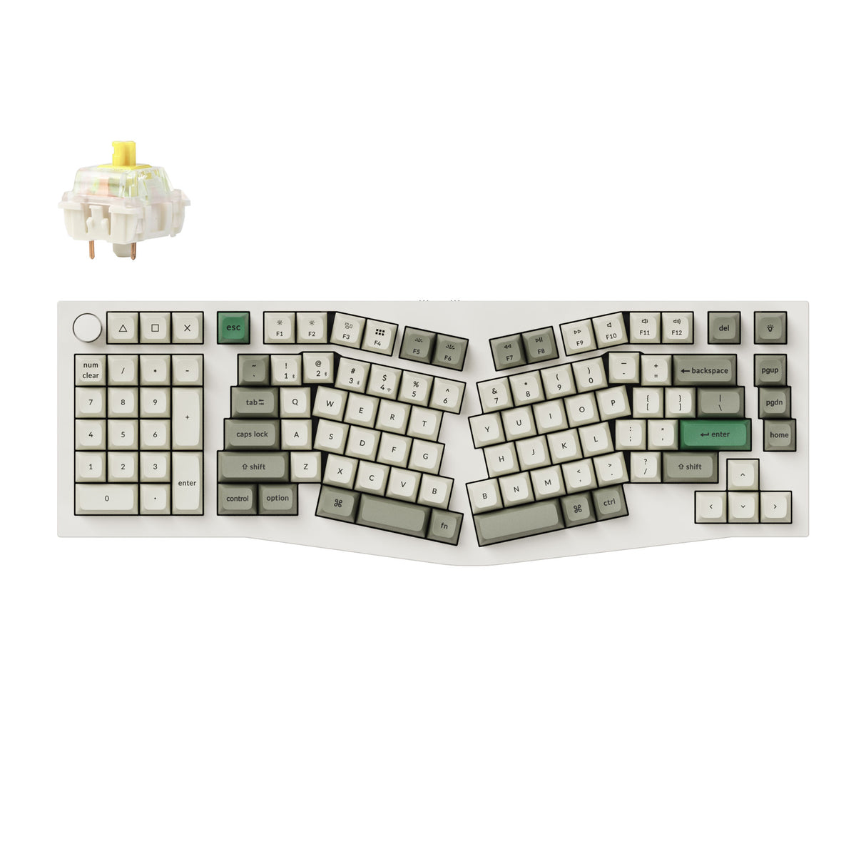 keychron-q14-max-clavier-m-canique-custom-sans-fil-qmk-layout-alice-us-ansi image 5