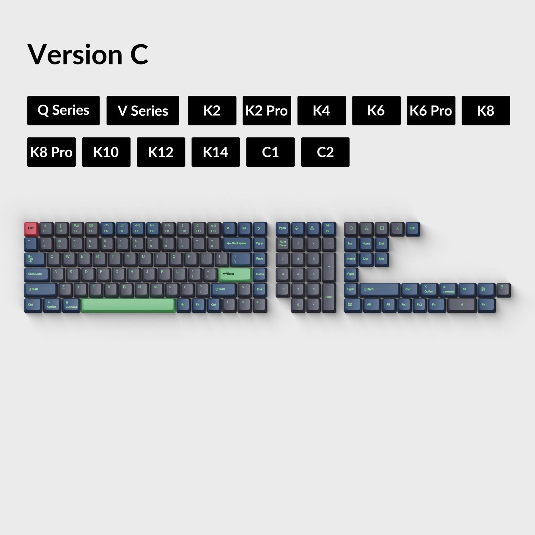 keychron-set-de-keycaps-oem-pbt-teints-masse-hacker-dye-sub image 6