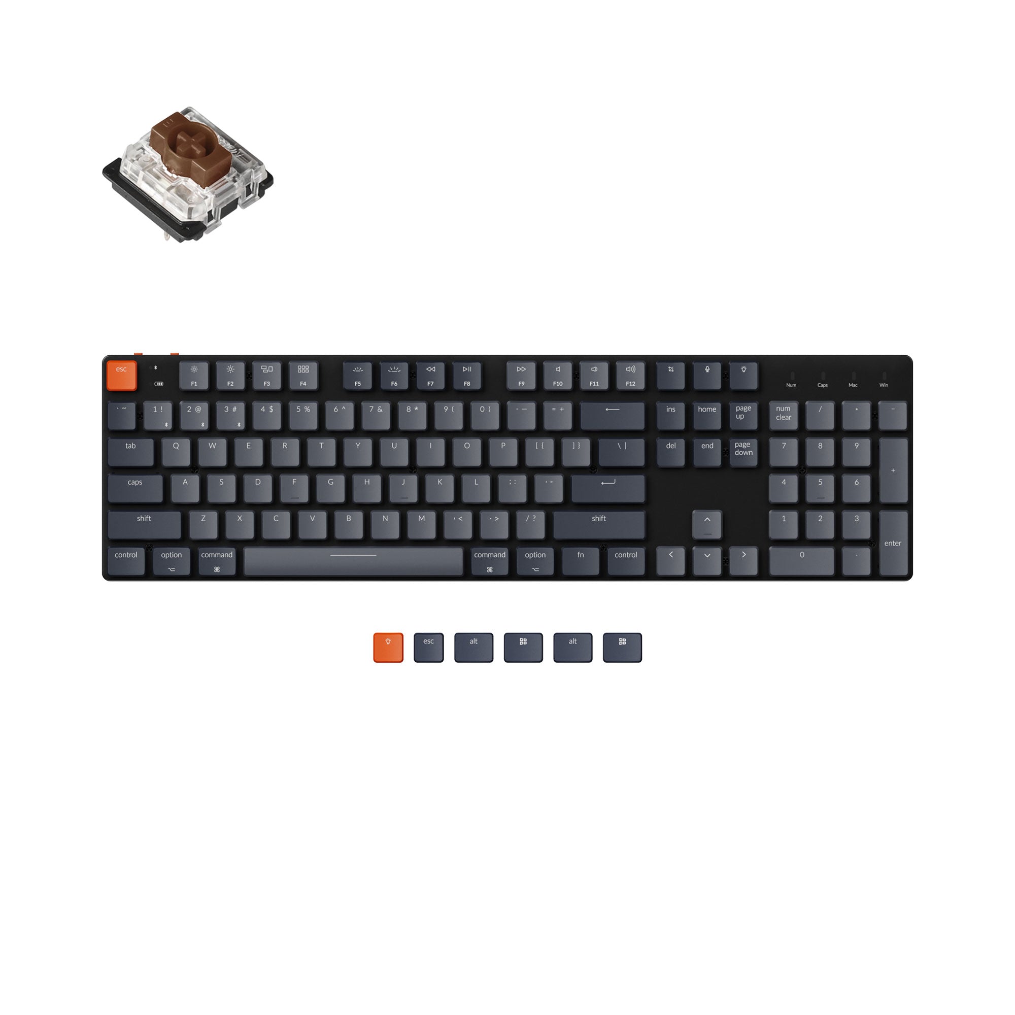 keychron-k5-se-ultra-fin-clavier-m-canique-sans-fil-100-us-ansi image 3