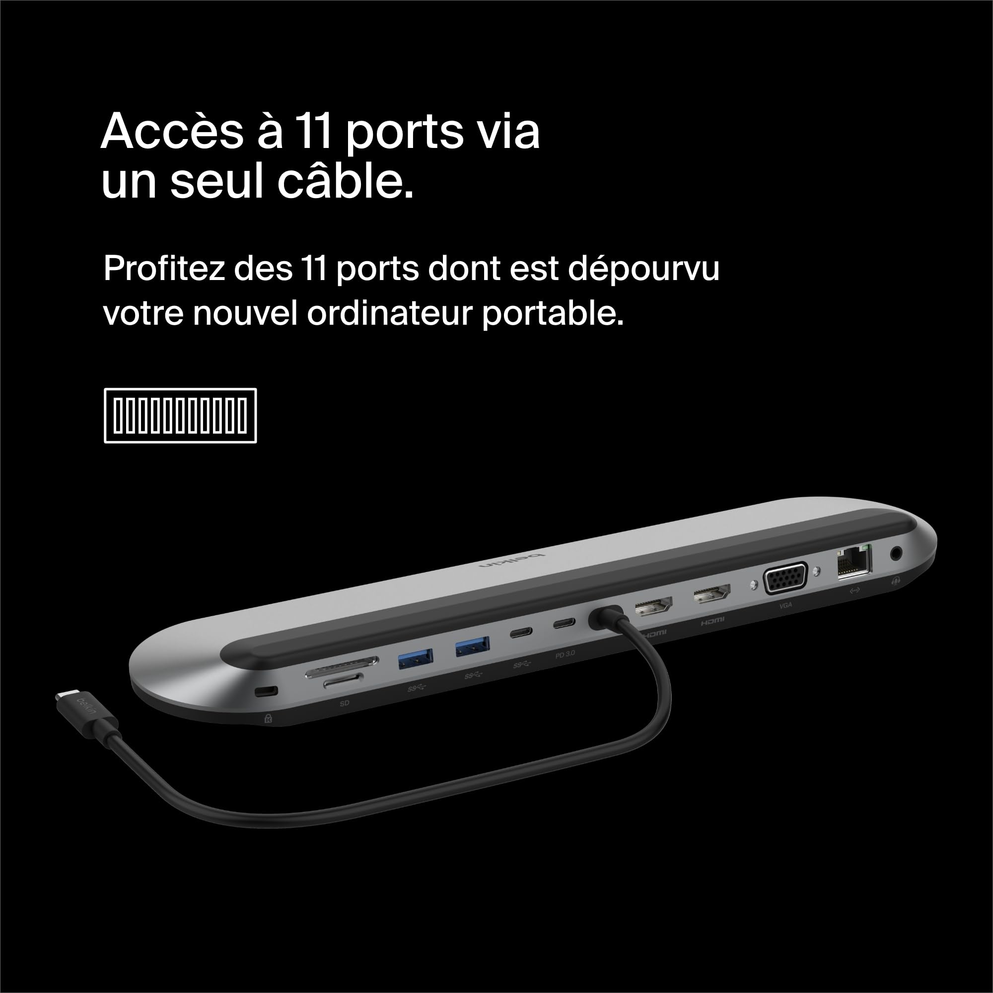 belkin-connect-dock-pro-station-d-accueil-usb-c-11-en-1-triple-cran-noir image 2