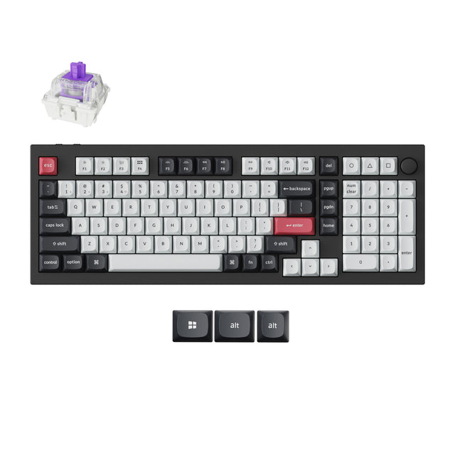 keychron-q5-he-qmk-wireless-custom-keyboard-us-ansi image 1
