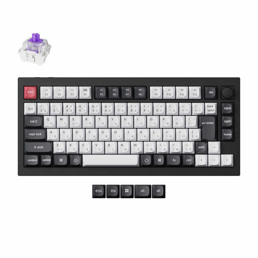 keychron-q1-he-clavier-custom-sans-fil-qmk-75-iso image 8