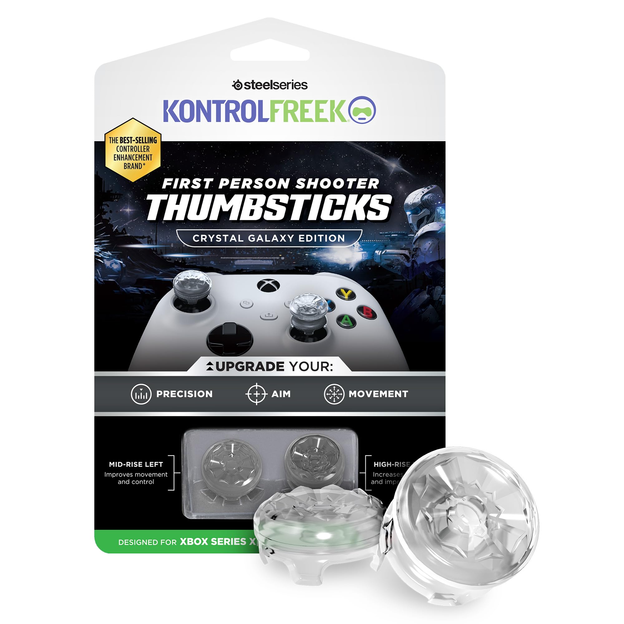 kontrolfreek-fps-freek-galaxy-crystal-grips-manette-ps5-ps4-transparent image 8