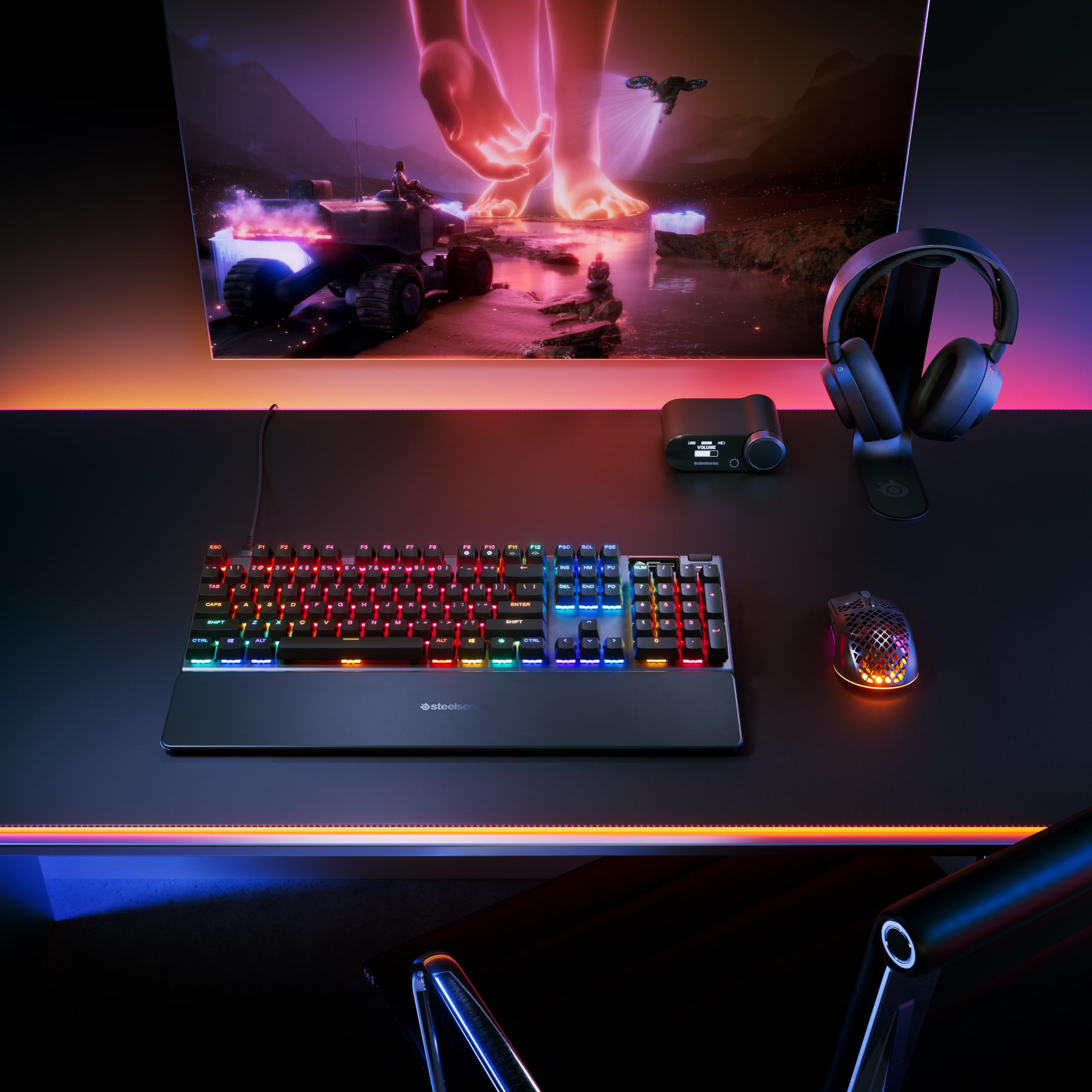 steelseries-apex-pro-gen-3-clavier-gamer-azerty-hypermagnetic image 2