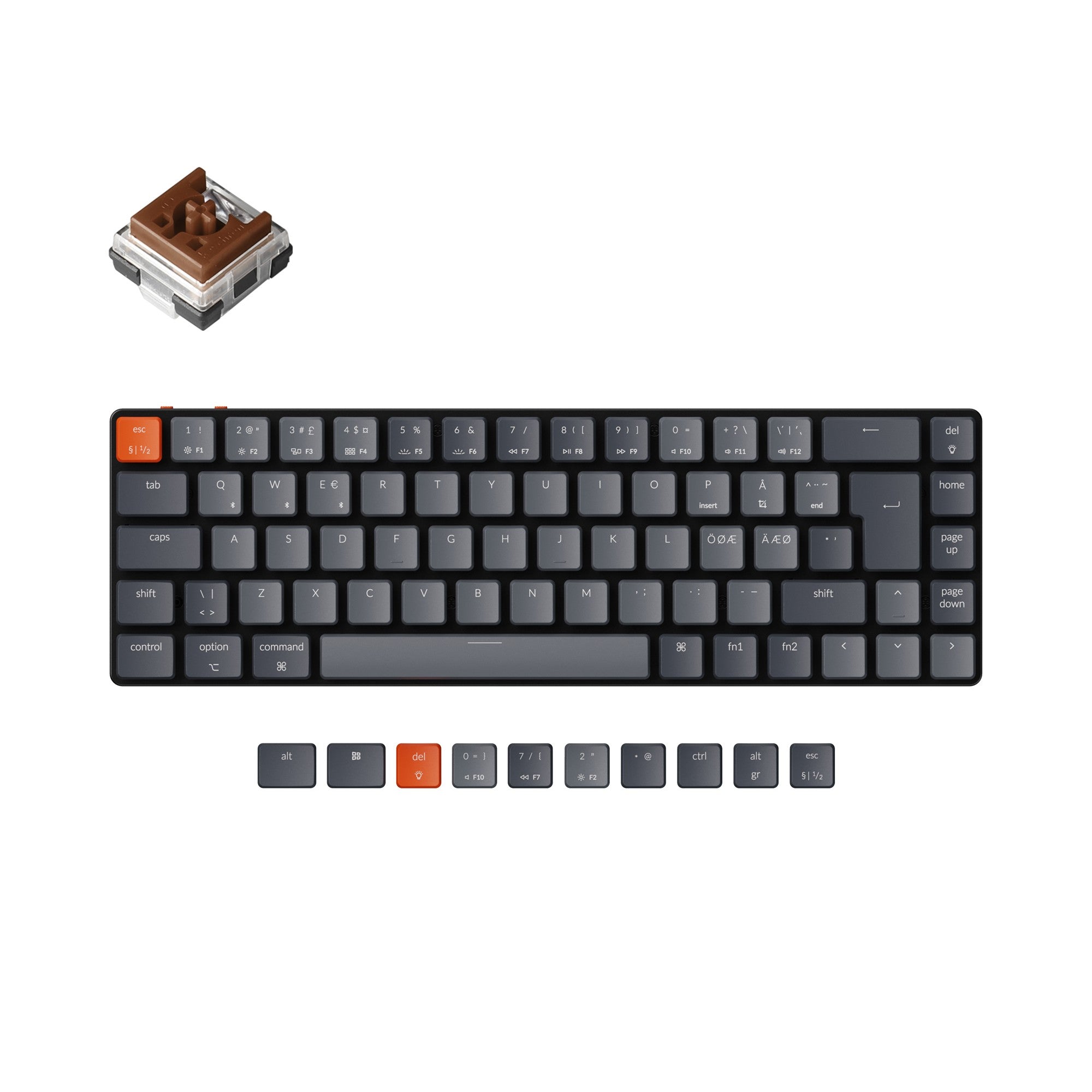 keychron-k7-ultra-fin-clavier-m-canique-sans-fil-nordic-iso-65 image 3