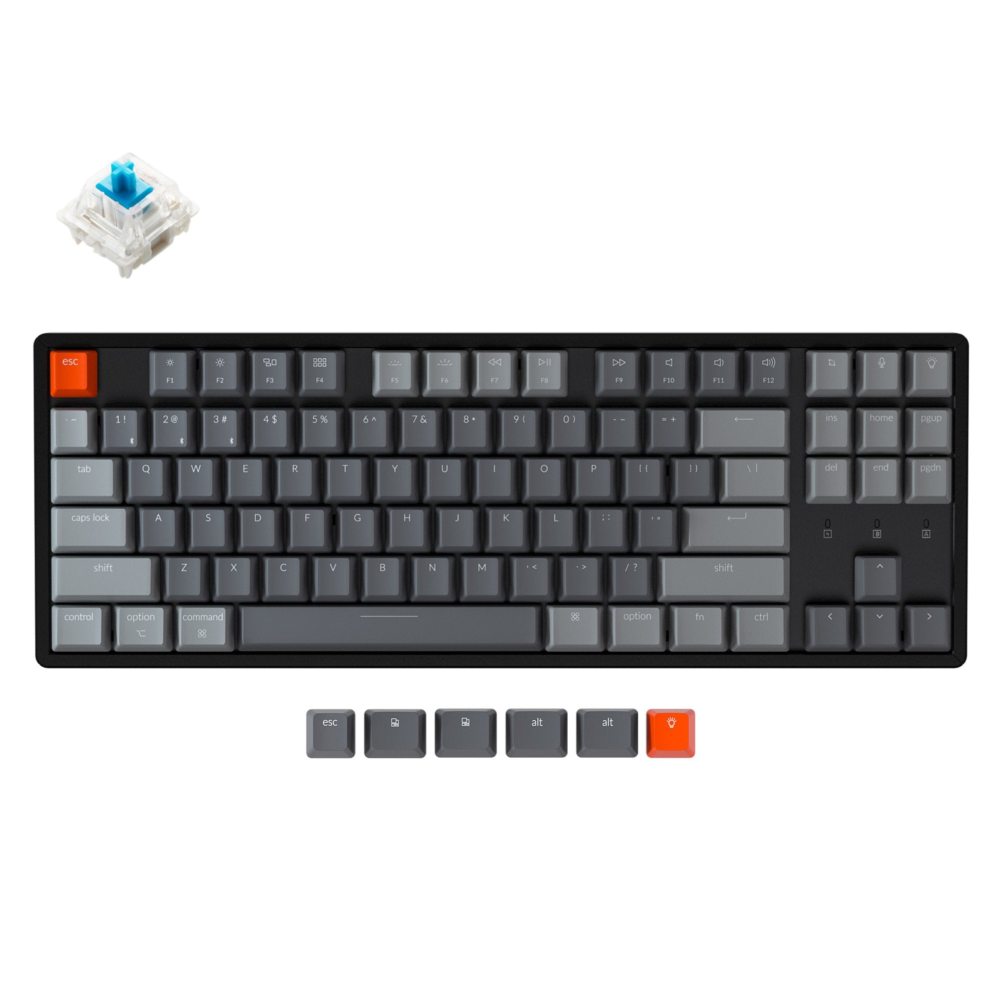 keychron-k8-clavier-m-canique-sans-fil-tenkeyless-ansi-us image 5