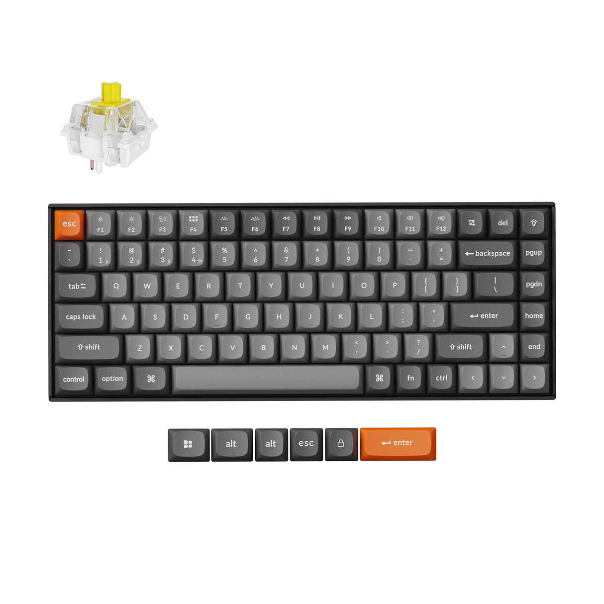 keychron-k2-max-qmk-clavier-m-canique-sans-fil-75-us-ansi image 6