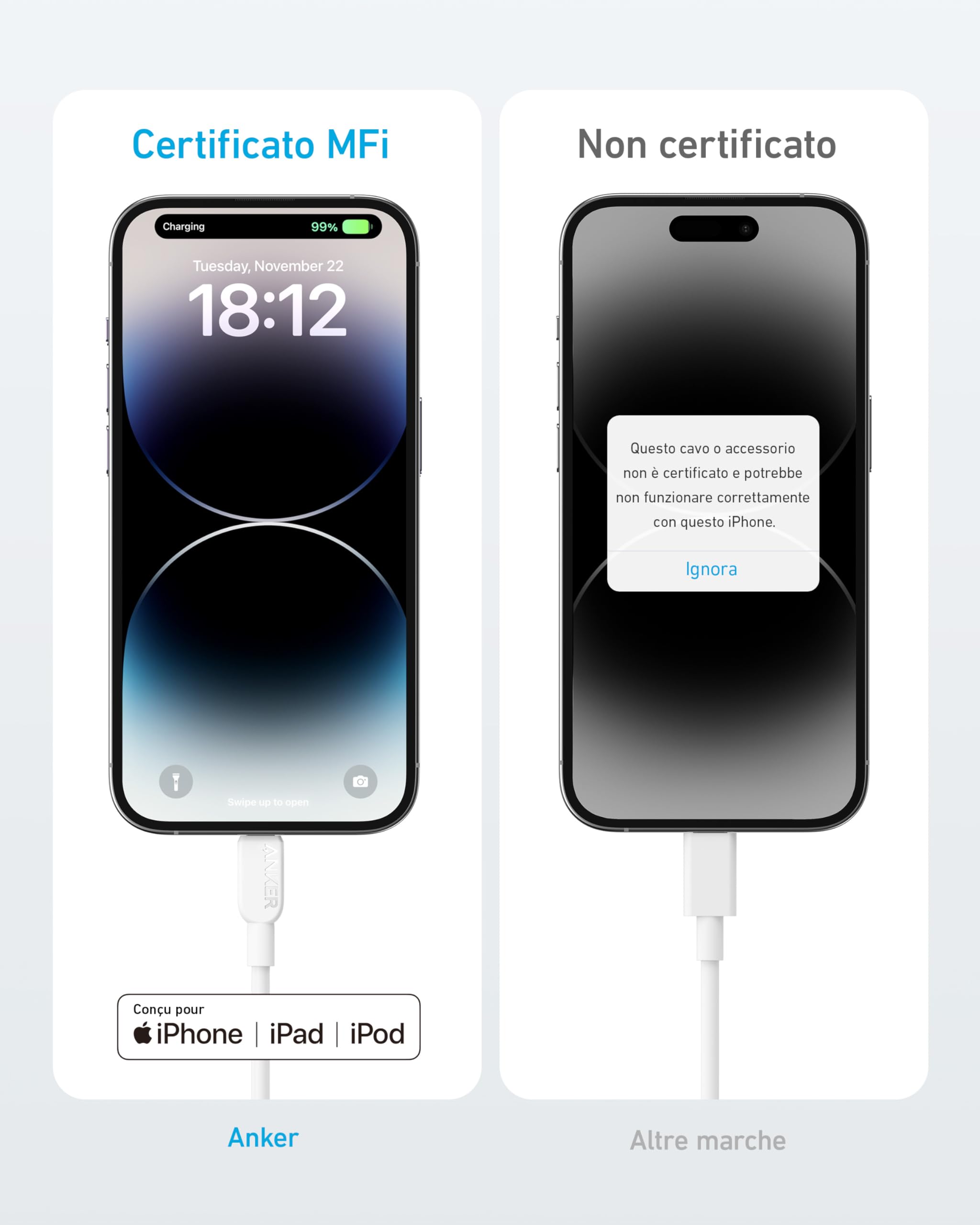 anker-310-c-ble-usb-c-vers-lightning-1-m-certifi-mfi-charge-rapide image 4