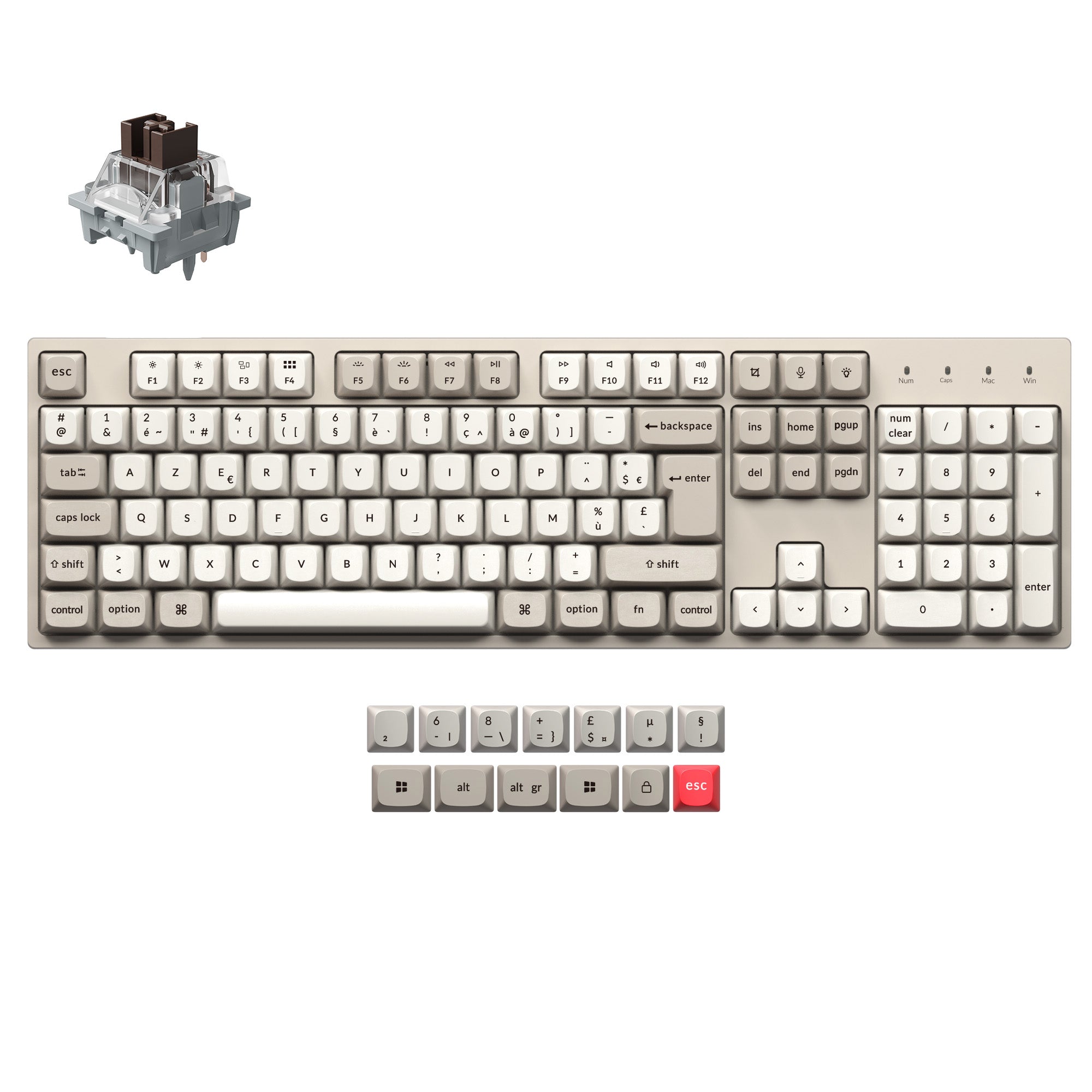 keychron-c2-pro-8k-qmk-clavier-m-canique-filaire-100-iso image 5