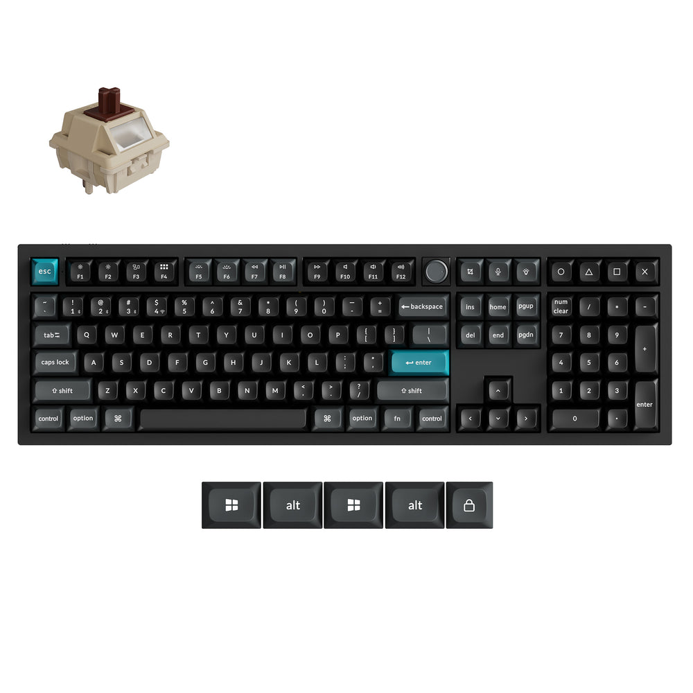 keychron-q6-ultra-8k-clavier-m-canique-custom-sans-fil-100-us-ansi image 2