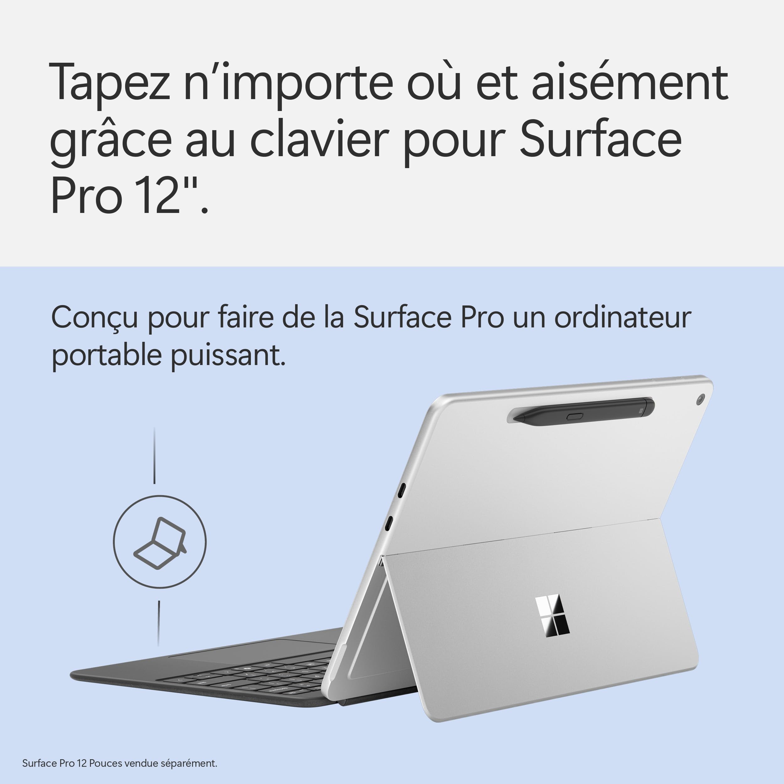 microsoft-clavier-surface-pro-12-ardoise-azerty-r-tro-clair image 2