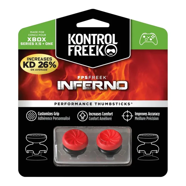 kontrolfreek-fps-freek-inferno-rehausseurs-joystick-xbox-rouge-x2 image 1