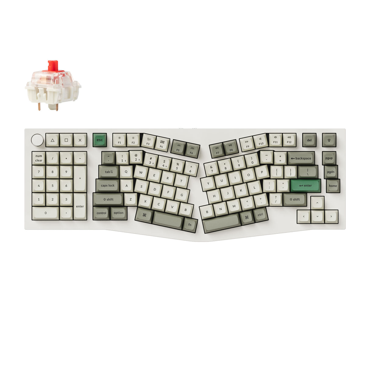 keychron-q14-max-clavier-m-canique-custom-sans-fil-qmk-layout-alice-us-ansi image 3