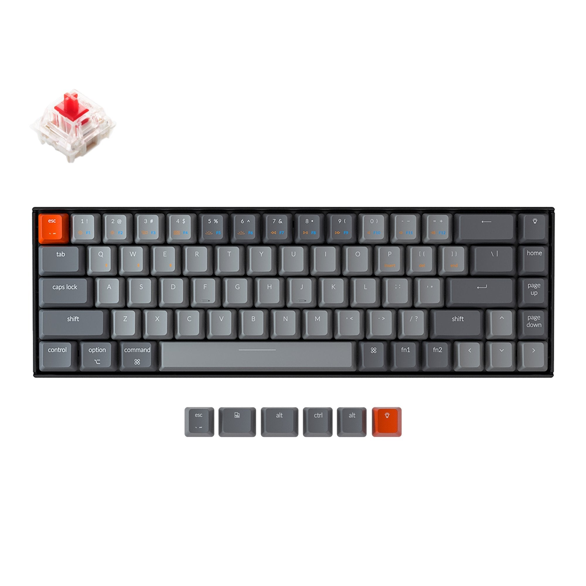 keychron-k6-clavier-m-canique-sans-fil-us-ansi-65 image 1