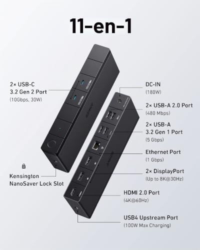 anker-778-station-d-accueil-thunderbolt-4-12-en-1-8k-100w image 8
