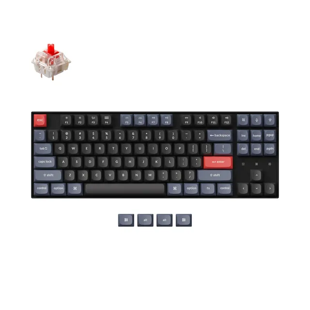 keychron-k8-pro-clavier-m-canique-sans-fil-80-tkl-qmk-via-us-ansi image 1