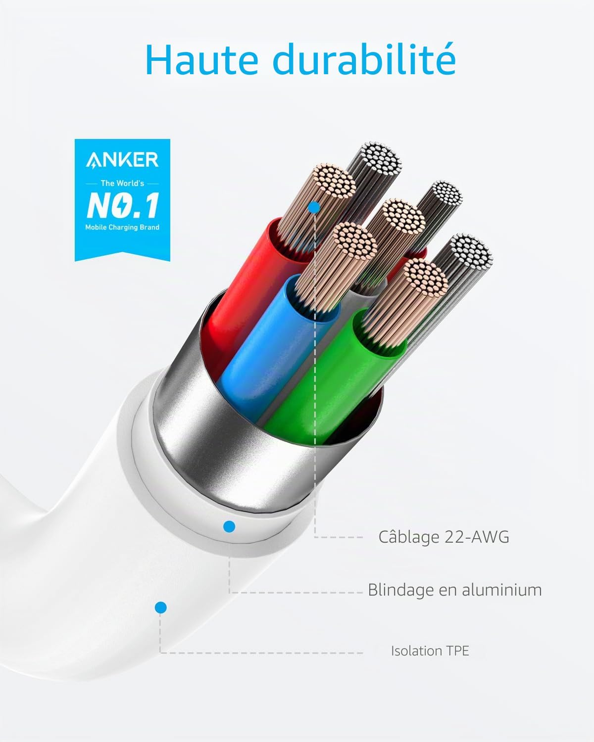 anker-powerline-ii-c-ble-usb-c-vers-lightning-90-cm-mfi image 2
