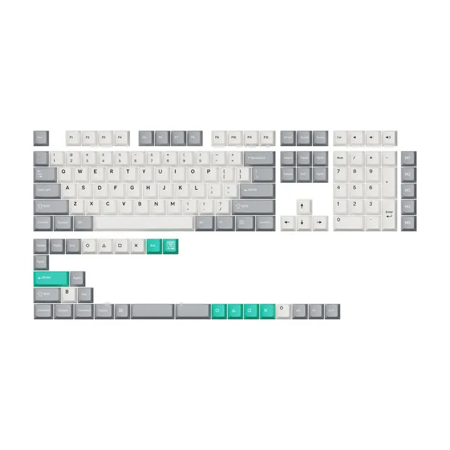 keychron-set-de-keycaps-cherry-profile-double-shot-pbt-full-set-dolch-red-gray-w image 1