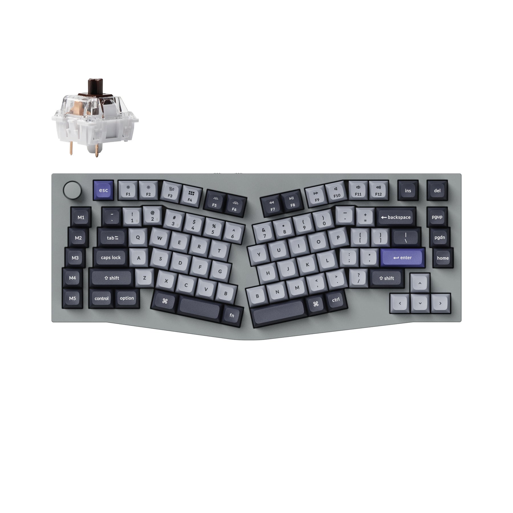 keychron-q10-pro-alice-layout-clavier-m-canique-custom-sans-fil-qmk-via-ansi-us image 5