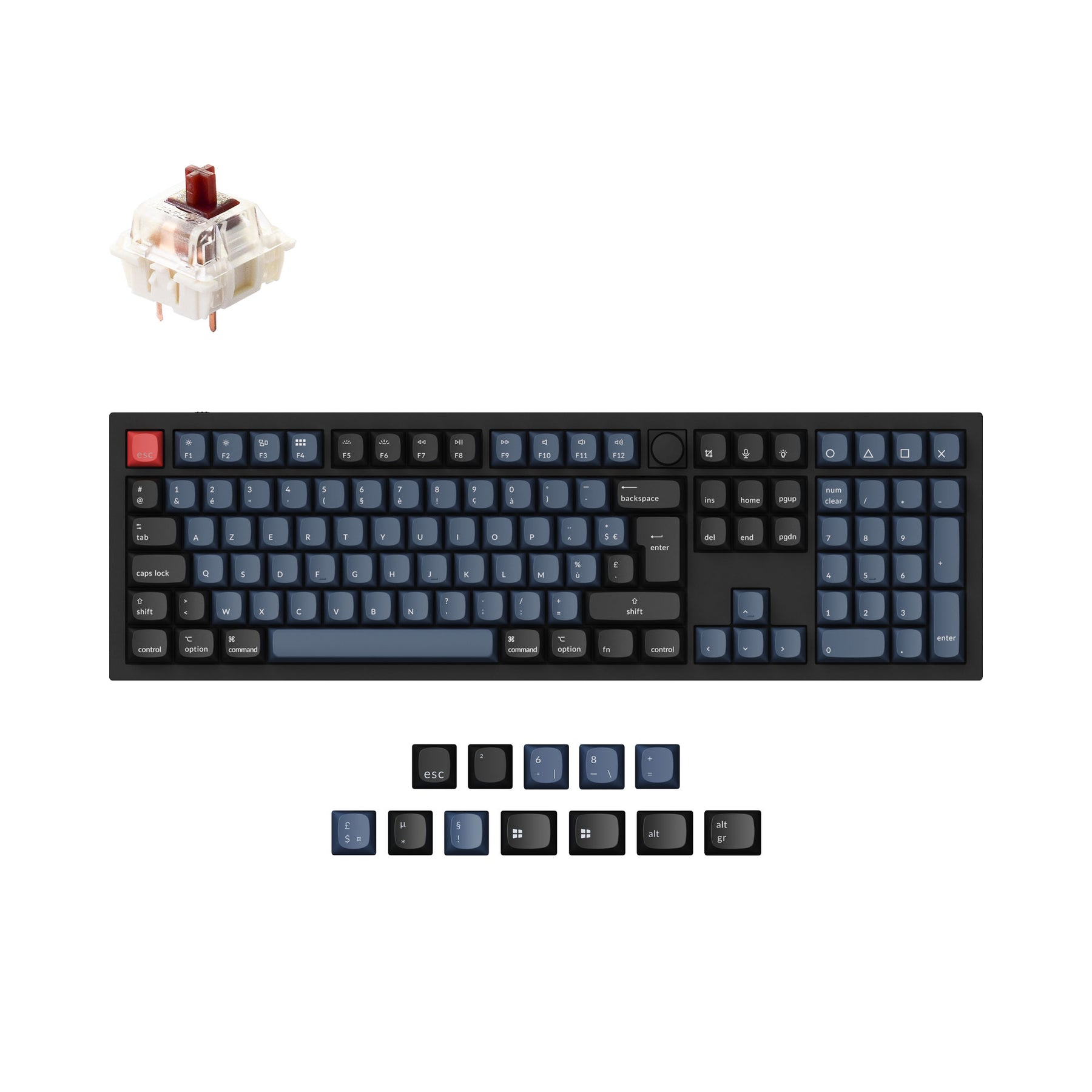 keychron-q6-clavier-m-canique-custom-qmk-iso-avec-molette-collection-iso image 2