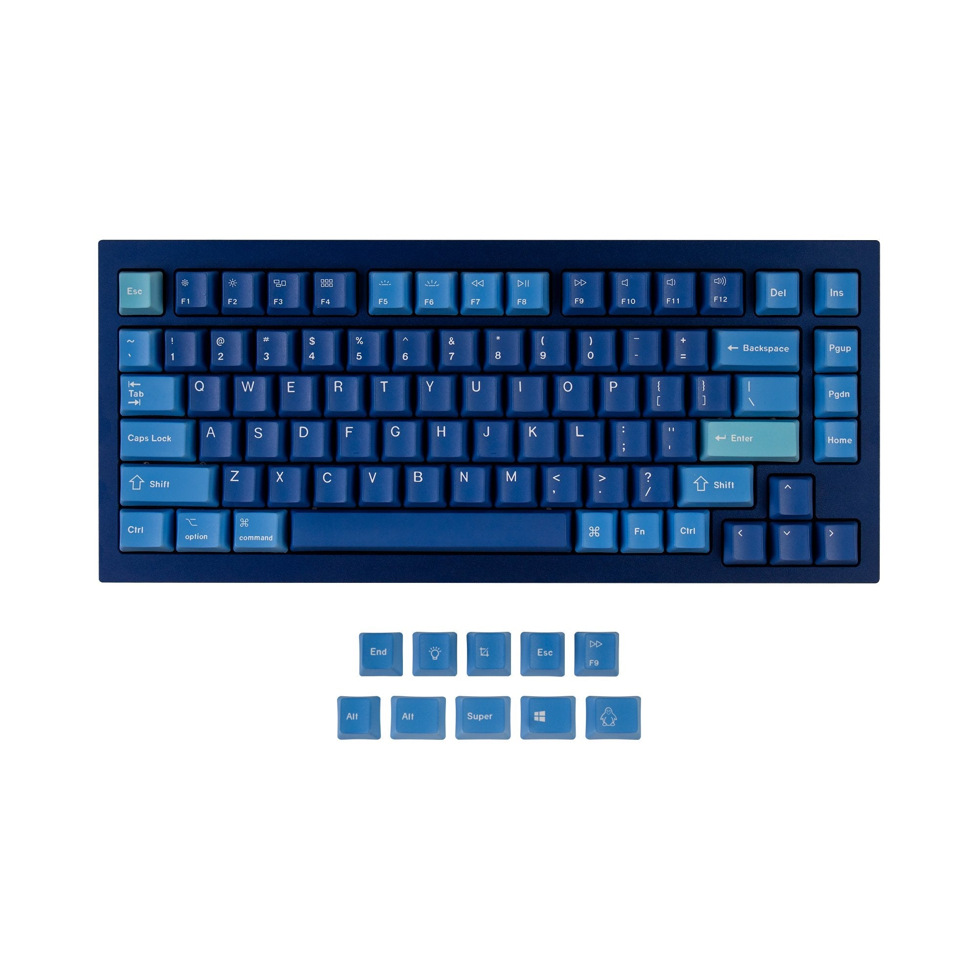 keychron-set-de-touches-oem-dye-sub-pbt-ocean image 4