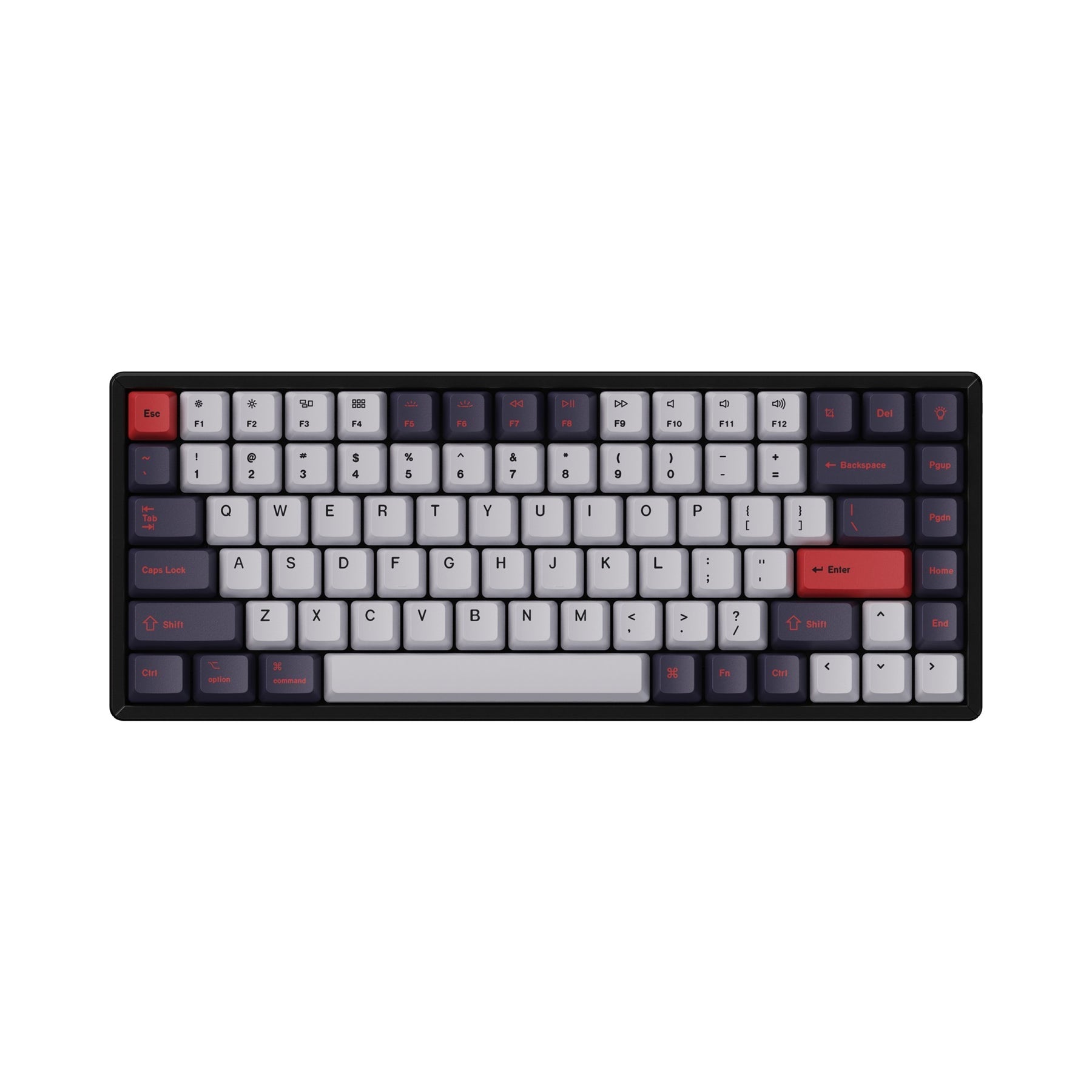 keychron-set-de-keycaps-oem-dye-sub-pbt-ruby-ansi image 3