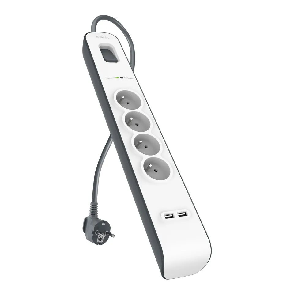 belkin-bsv401ca2m-parafoudre-4-prises-2-usb-525-joules-cordon-2-m-blanc image 1