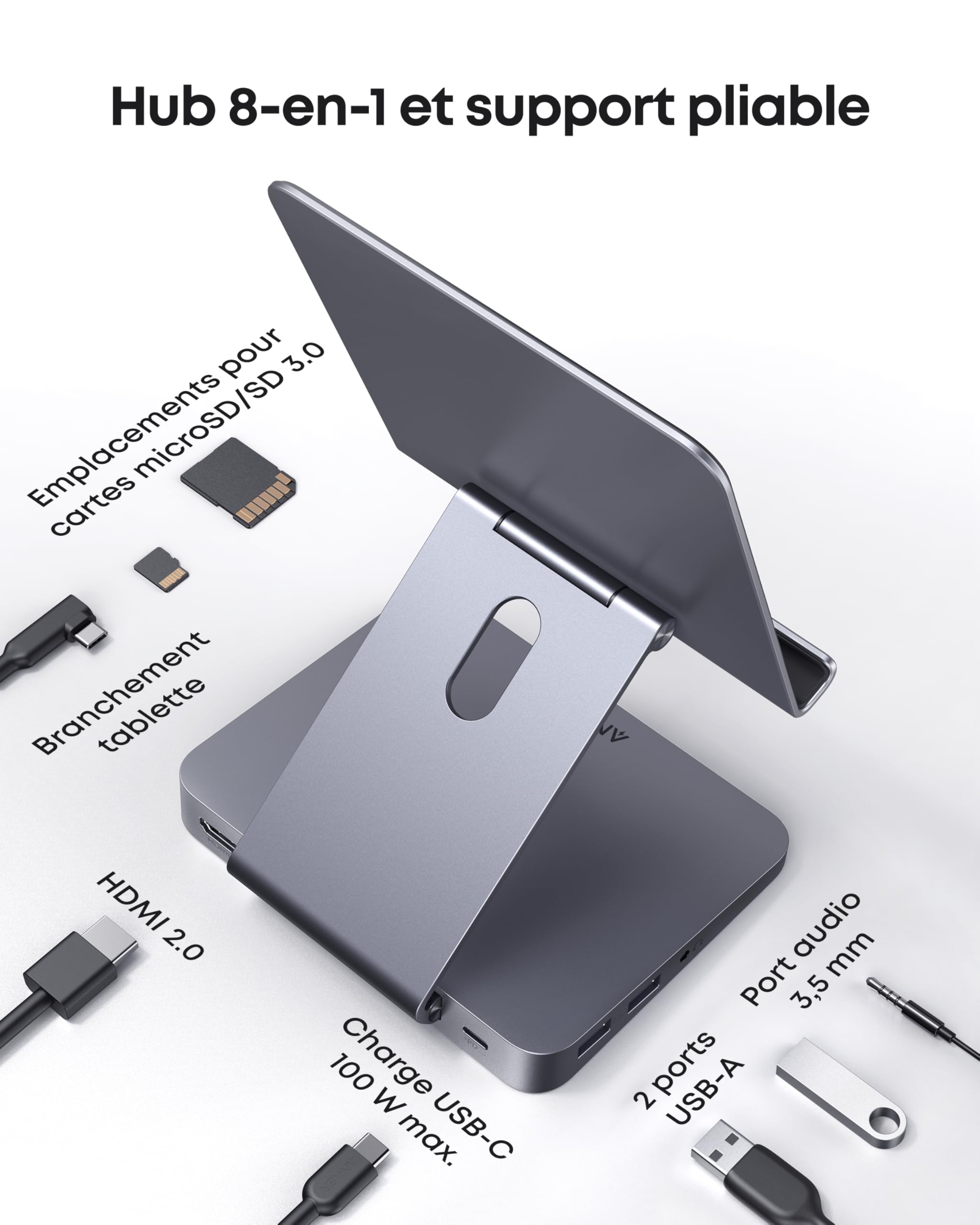 anker-hub-usb-c-551-8-en-1-avec-support-tablette-pliable image 3