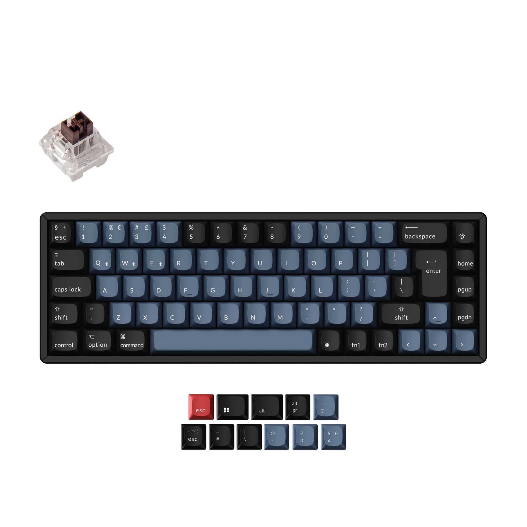 keychron-k6-pro-qmk-via-clavier-m-canique-sans-fil-65-iso-fran-ais image 4