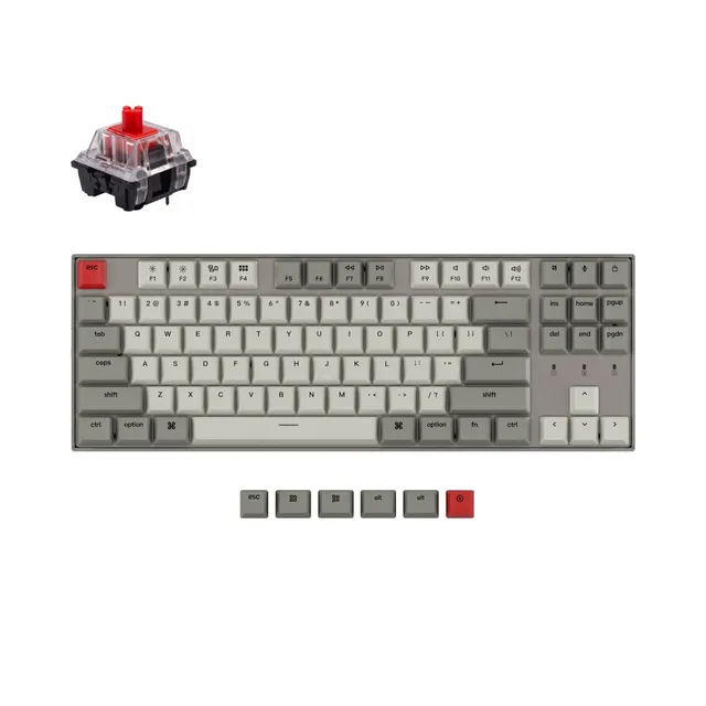 keychron-k8-non-backlight-clavier-m-canique-sans-fil-tenkeyless-ansi-us image 1