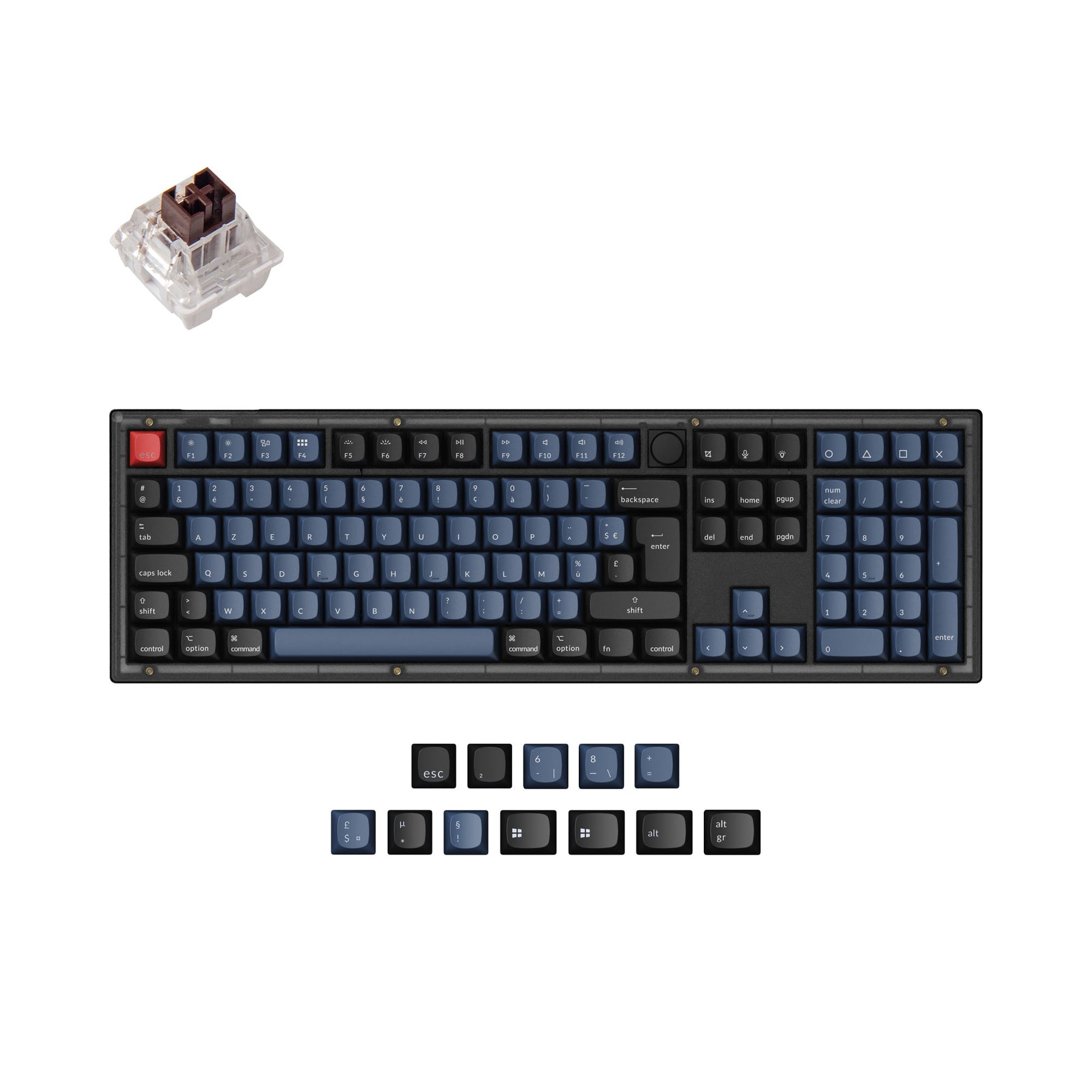 keychron-v6-qmk-clavier-m-canique-custom-iso-assembl image 2