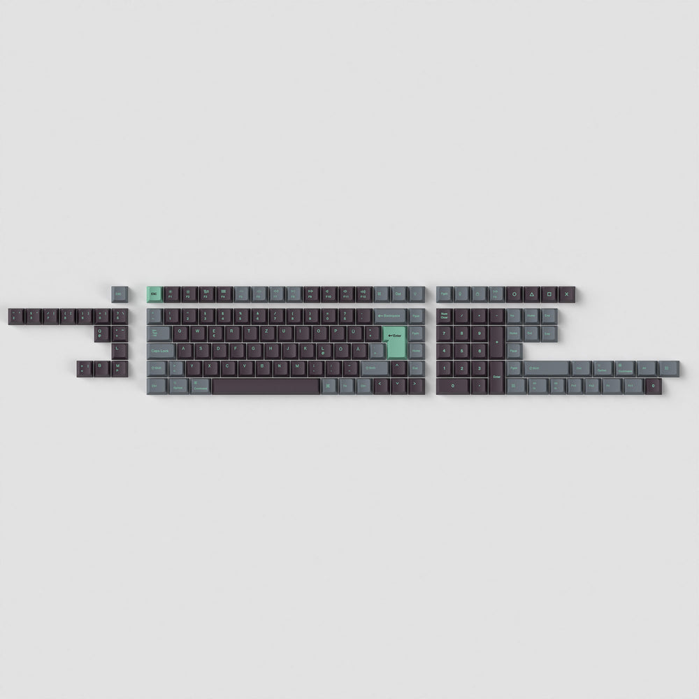 keychron-iso-cherry-profile-set-de-keycaps-full-set-pbt-dye-sub-hacker-mint image 1