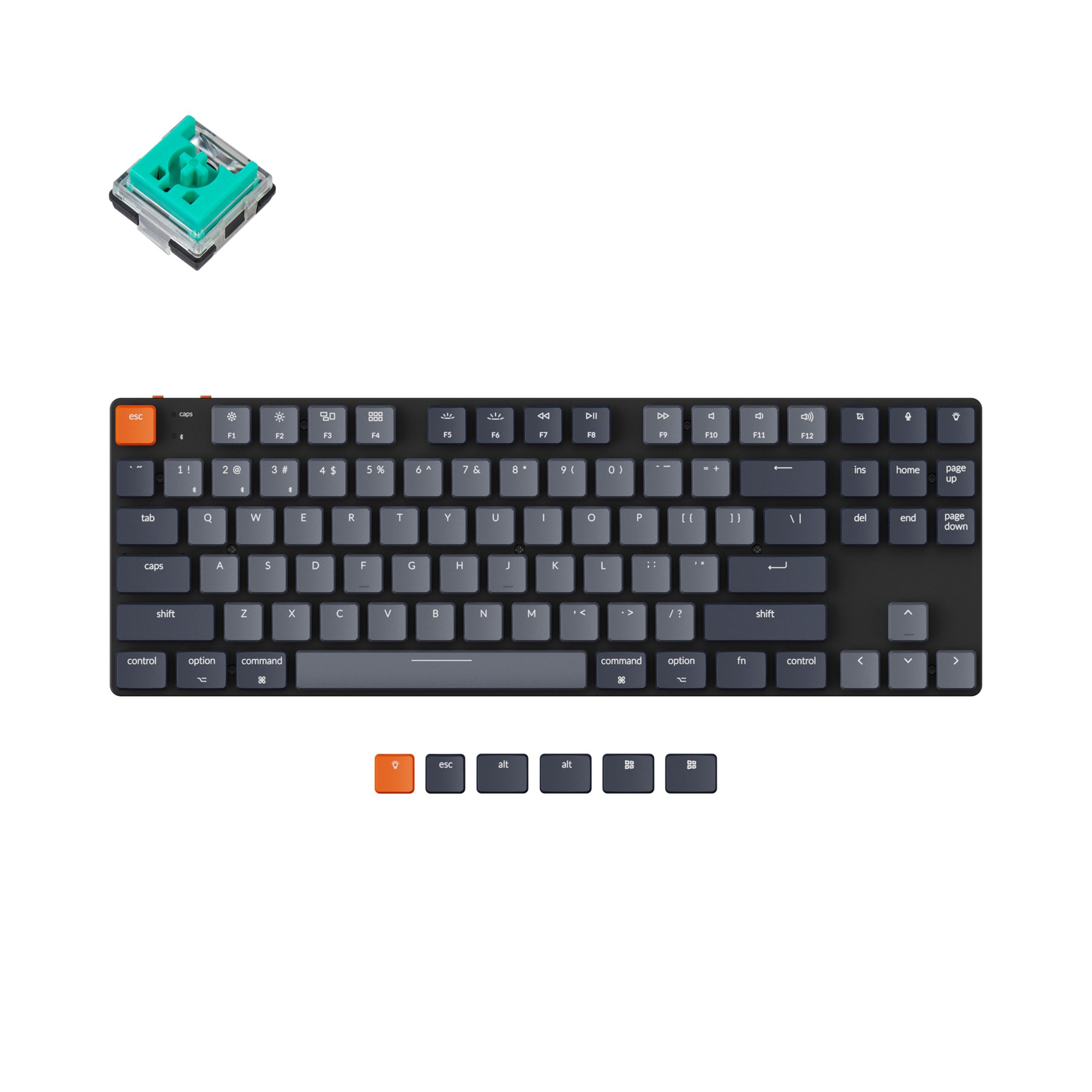 keychron-k1-se-clavier-m-canique-sans-fil-ultra-fin-disposition-us-ansi image 8