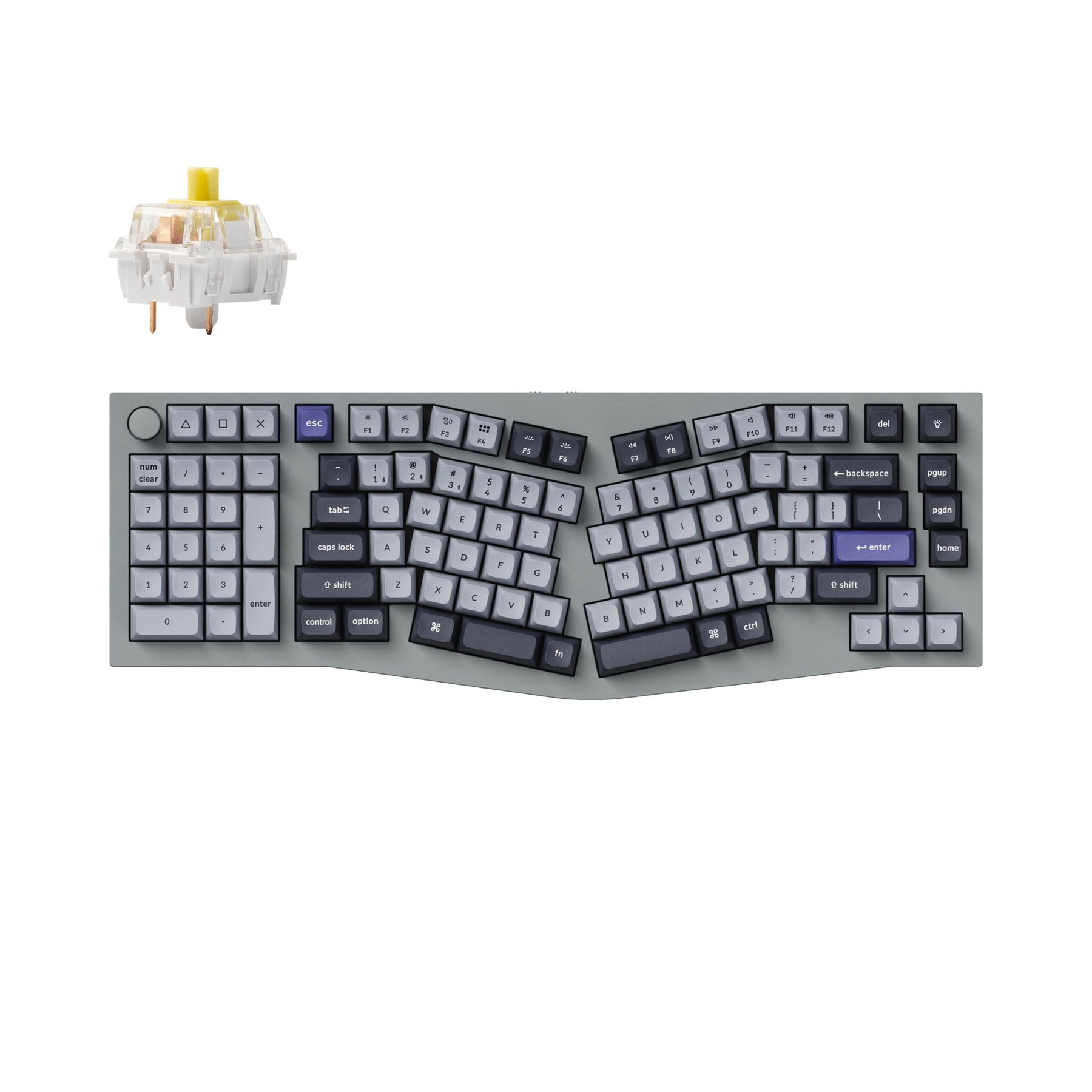 keychron-q14-pro-alice-qmk-via-clavier-m-canique-custom-sans-fil-us-ansi image 6