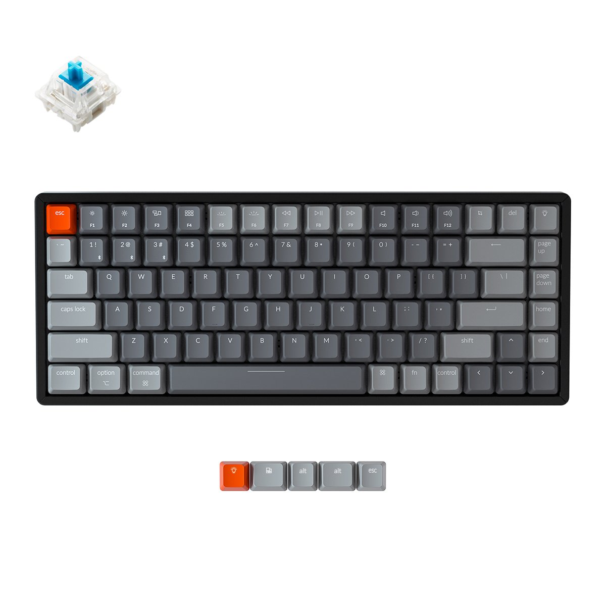 keychron-k2-version-2-clavier-m-canique-sans-fil-75-us-ansi-anglais image 5