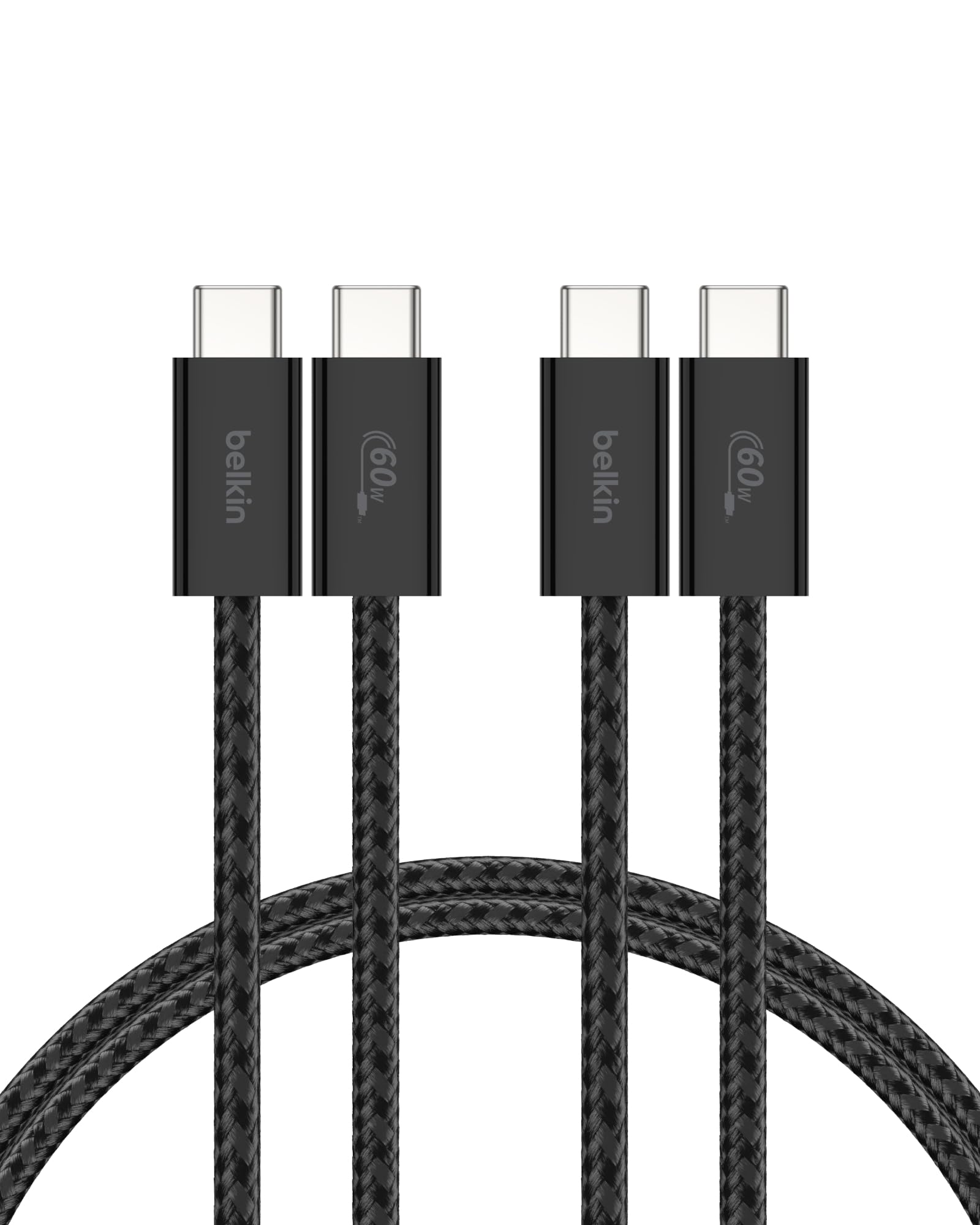 belkin-boostcharge-c-ble-usb-c-vers-usb-c-60w-1-5-m-pack-de-2-noir image 1