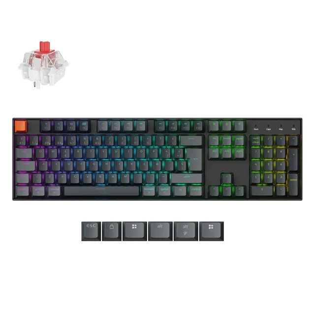 keychron-k10-qmk-version-2-clavier-m-canique-sans-fil-100-layout-iso image 1