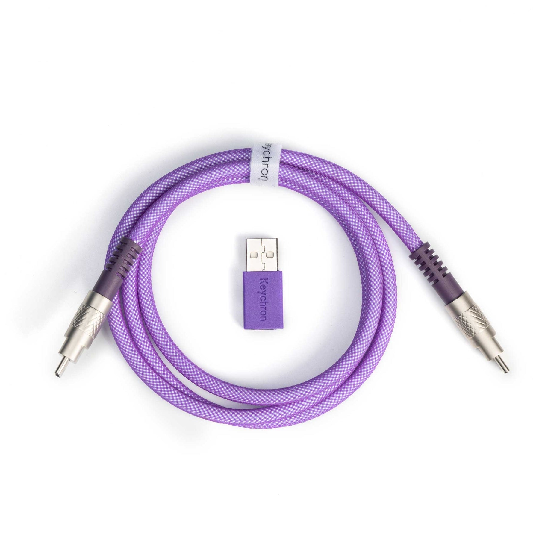 keychron-double-sleeved-geek-cable-c-ble-tress-usb-c-custom image 3