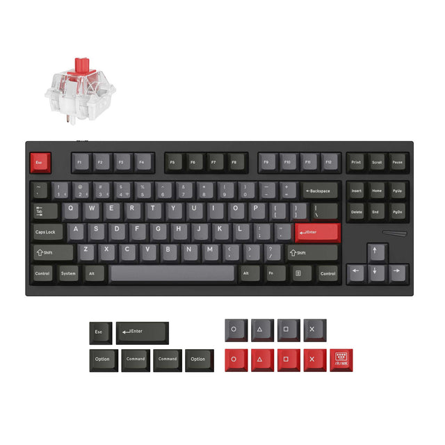 keychron-lemokey-l4-qmk-clavier-gaming-m-canique-custom-sans-fil-us-ansi image 1