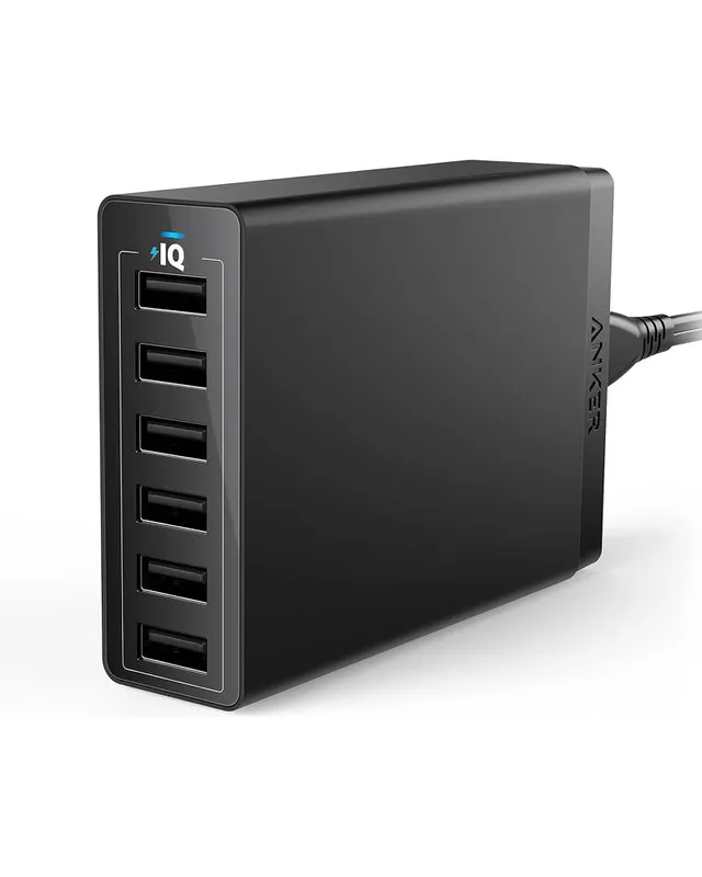 anker-powerport-6-ports-60w-chargeur-secteur-usb-avec-poweriq image 1