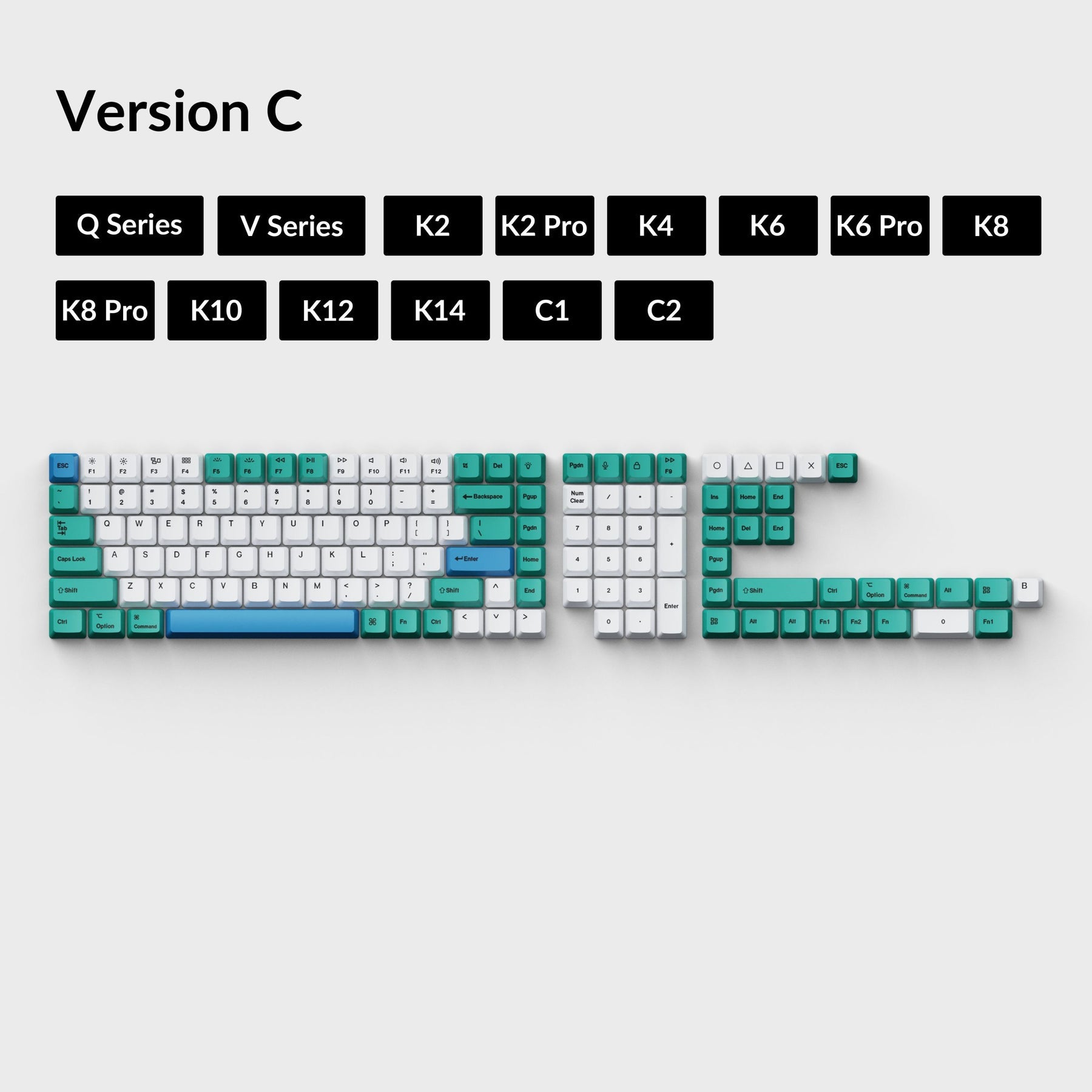 keychron-oem-dye-sub-pbt-keycap-set-iceberg-set-de-touches image 7
