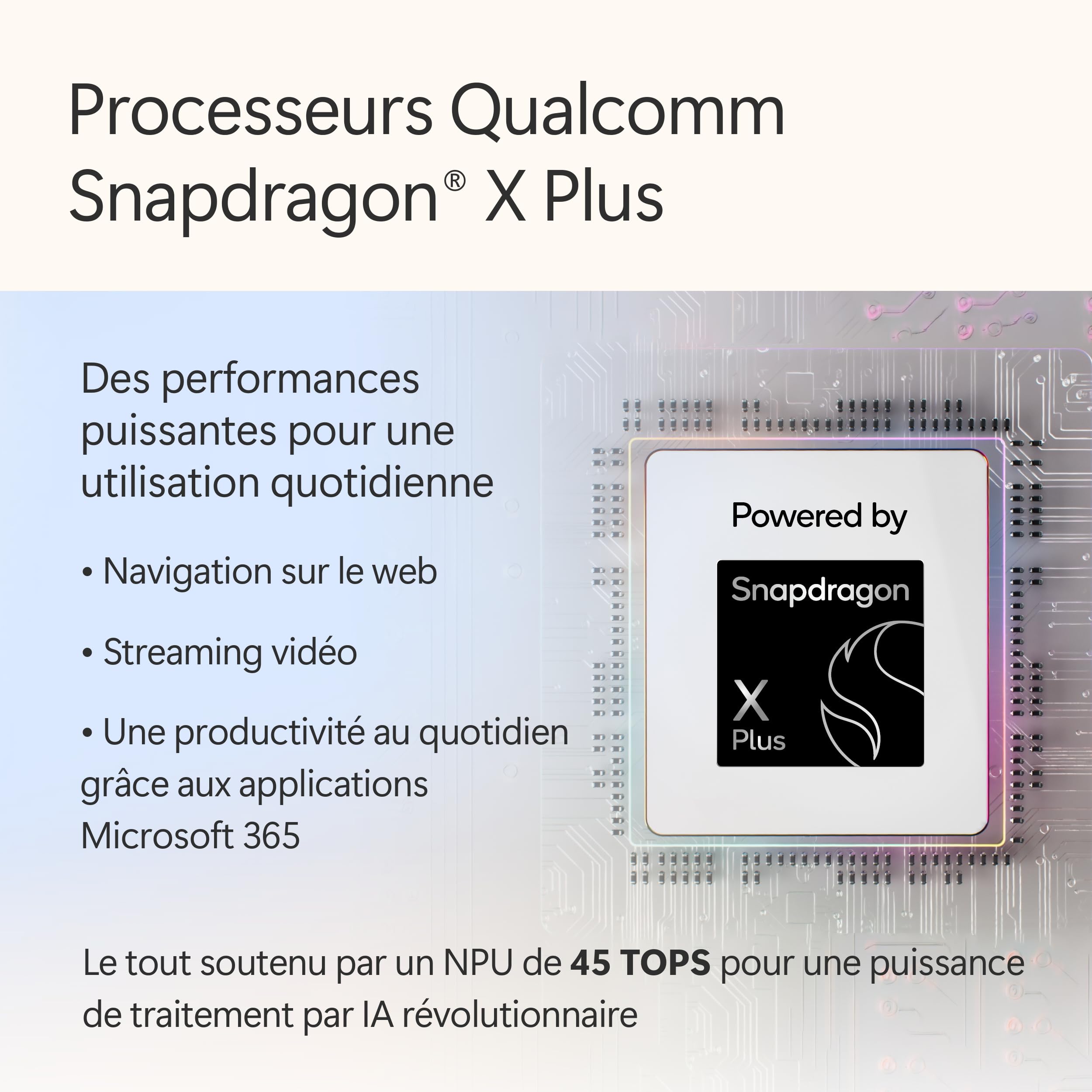 microsoft-surface-laptop-copilot-pc-13-snapdragon-x-plus-16go-512go-platine image 2