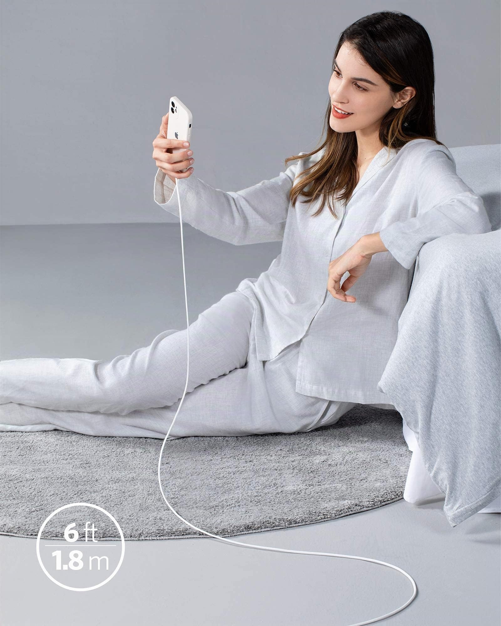 anker-powerline-iii-flow-c-ble-usb-c-vers-lightning-1-8-m-blanc-neige-mfi image 6