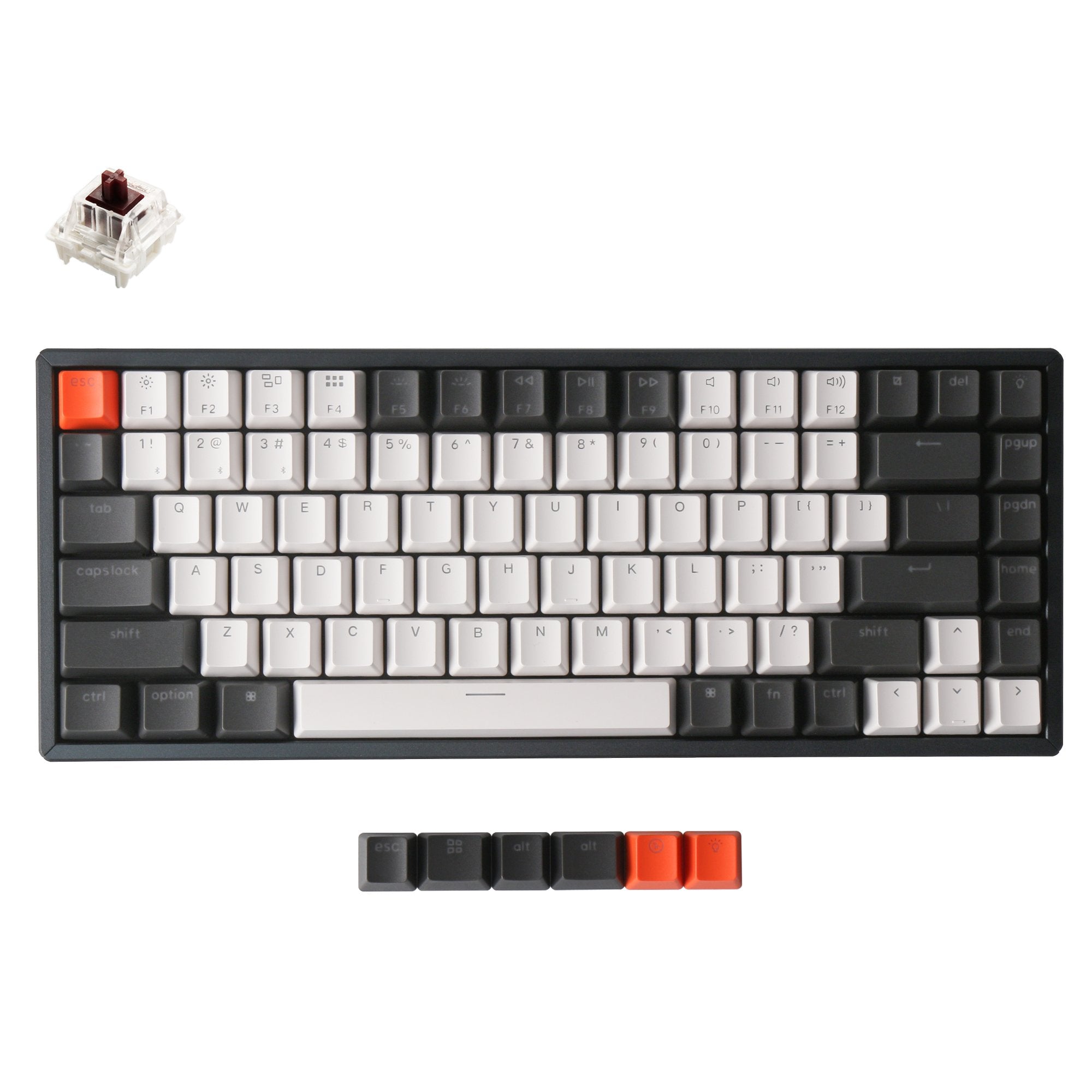 keychron-k2-version-2-clavier-m-canique-sans-fil-hot-swappable-ansi-us-75 image 3