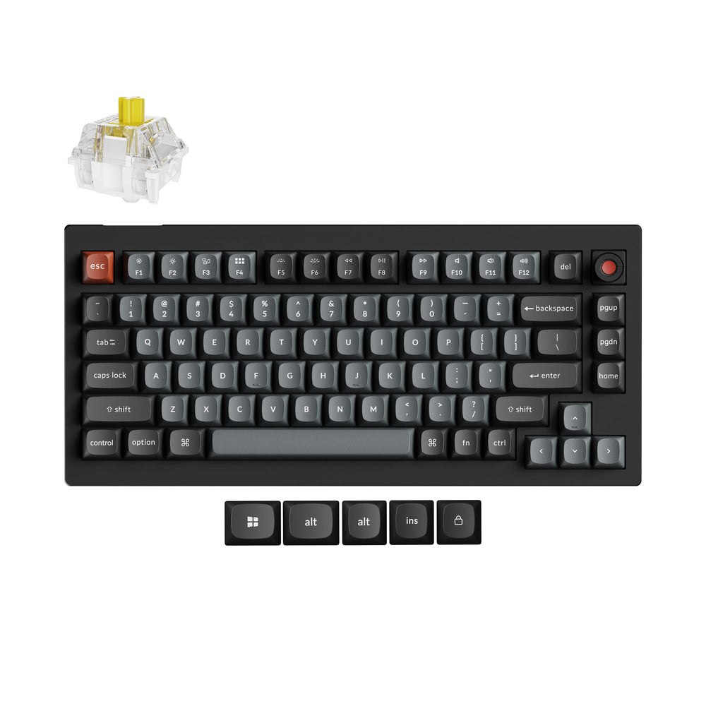 keychron-v1-8k-qmk-clavier-m-canique-filaire-75-us-ansi image 3