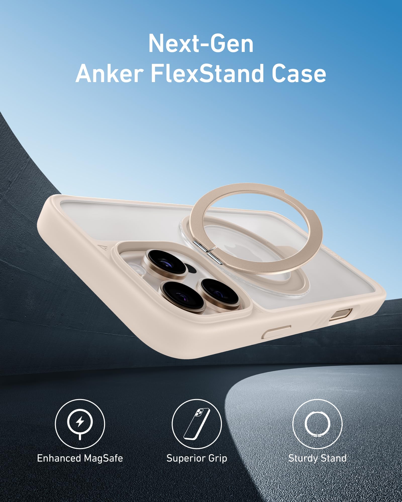 anker-flexstand-coque-magn-tique-avec-anneau-support-pour-iphone-15-pro-max image 2