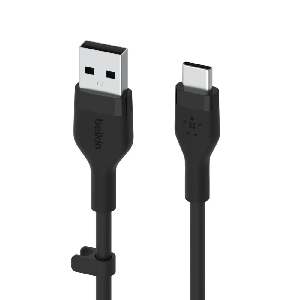 belkin-boostcharge-flex-c-ble-usb-c-vers-usb-a-silicone-3m-noir image 2